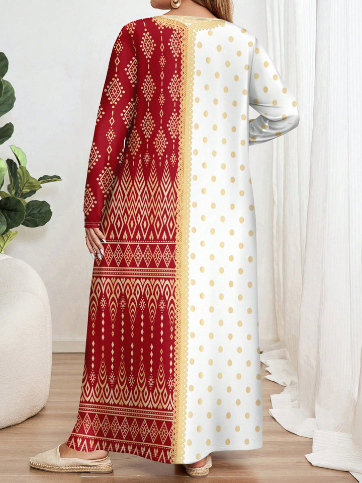 Rochie maxi  SHEIN, mix culori