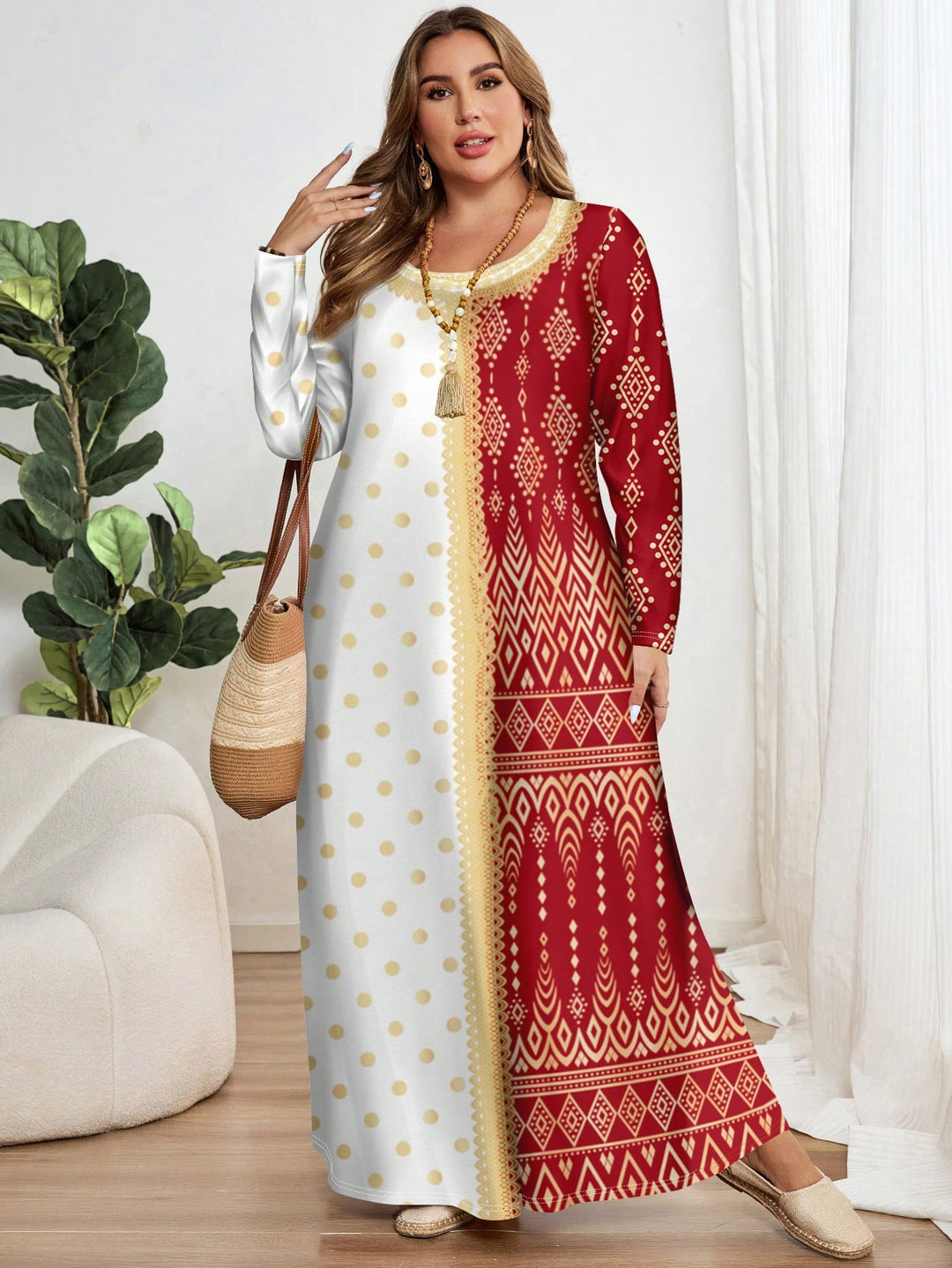 Rochie maxi  SHEIN, mix culori
