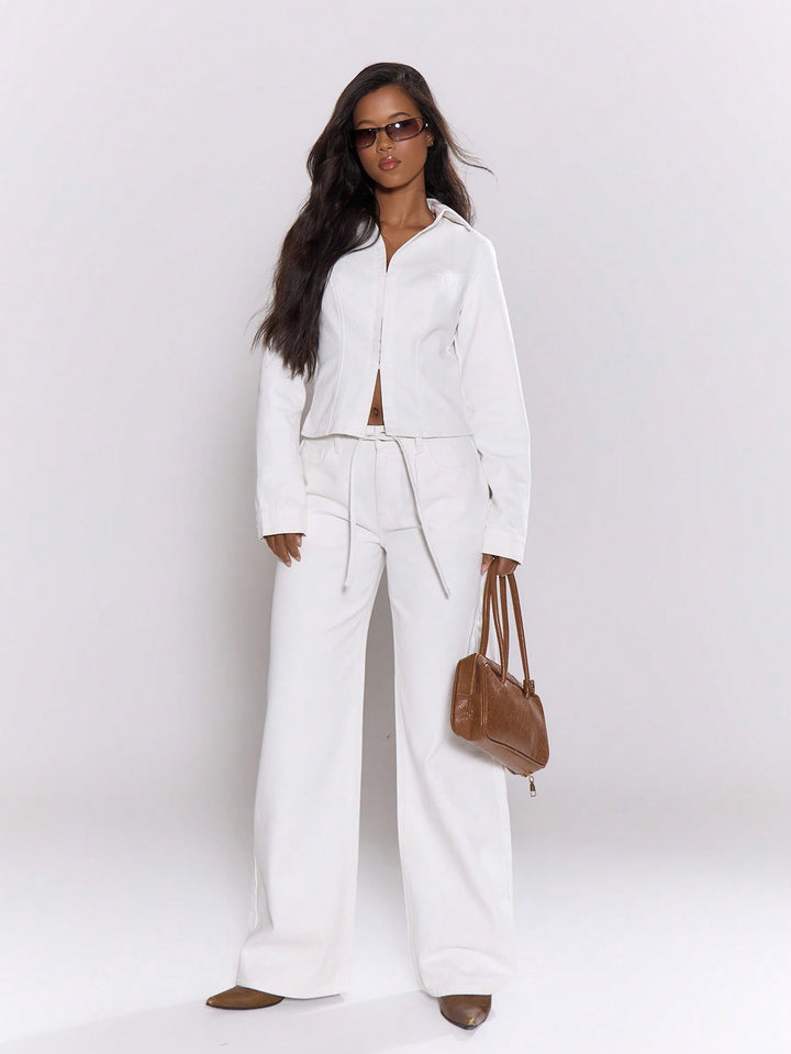 Top SHEIN, alb