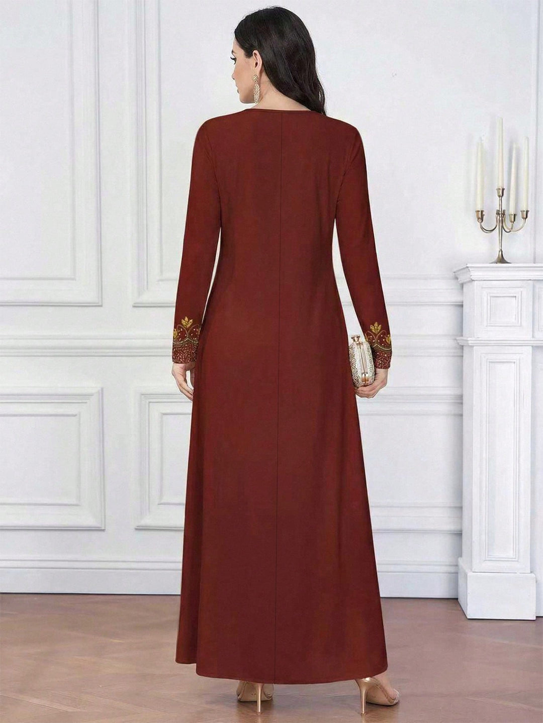 Rochie maxi SHEIN, mix culori