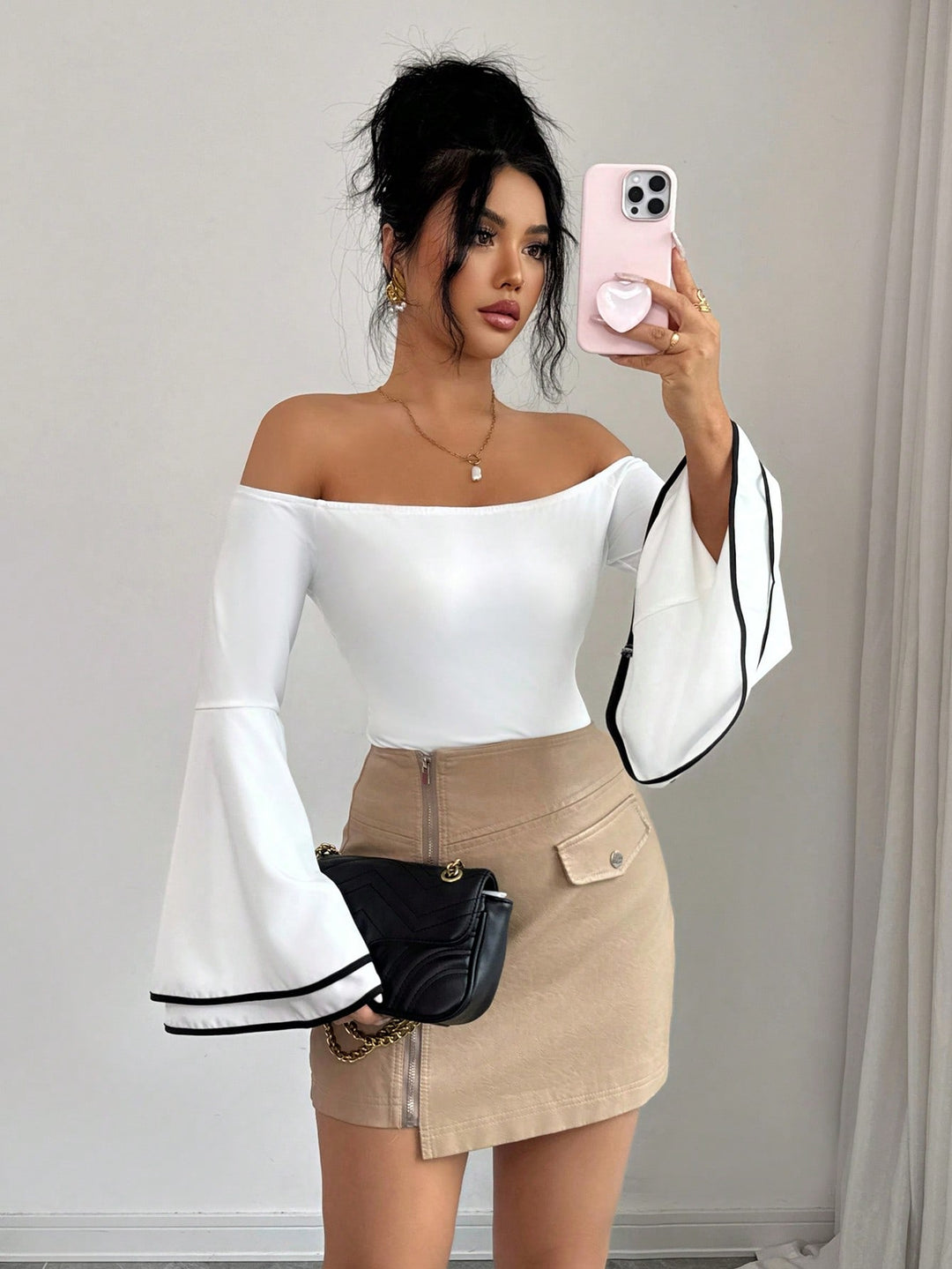 Top SHEIN, alb