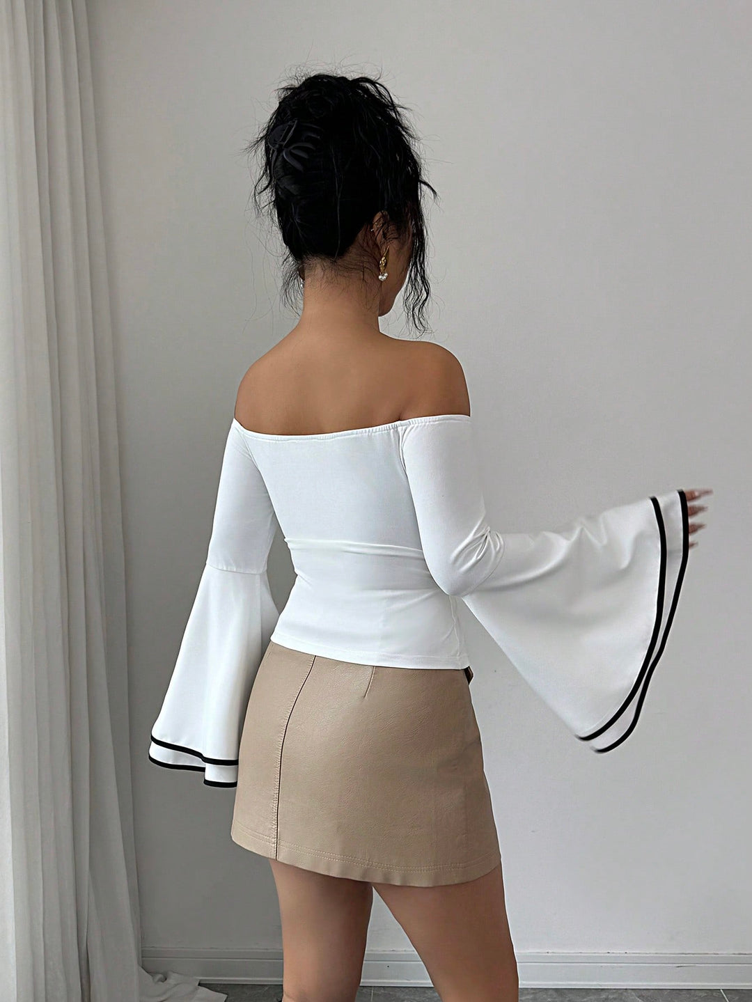 Top SHEIN, alb