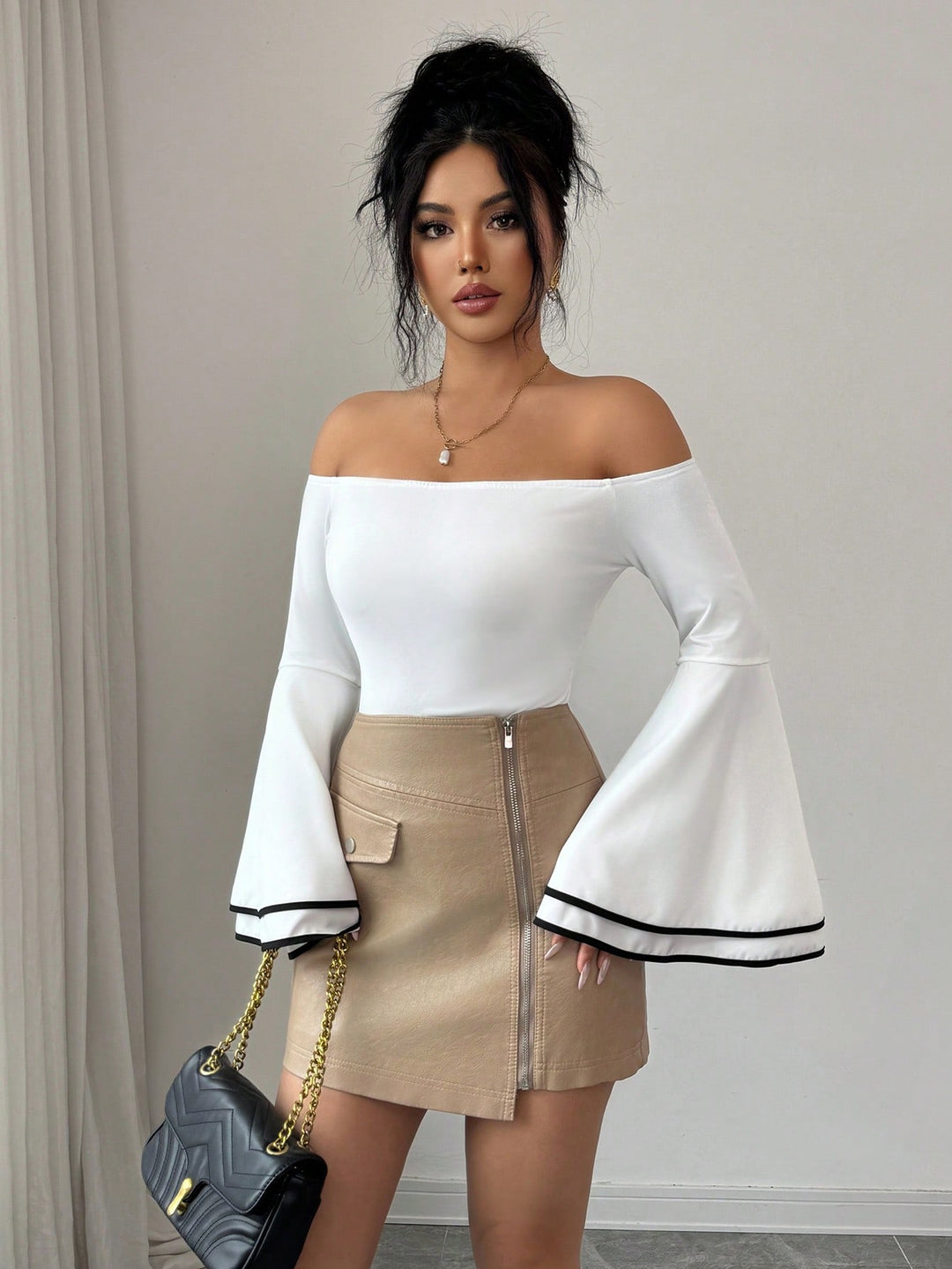 Top SHEIN, alb