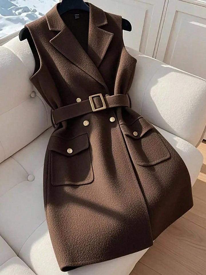 SHEIN Mini Dress, Brown