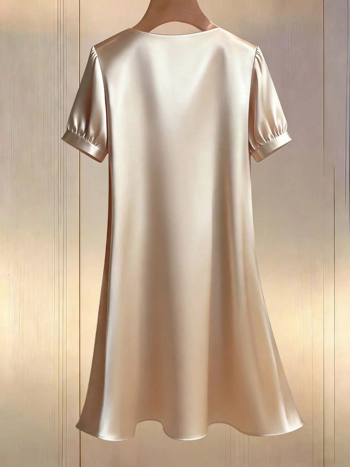 Rochie midi SHEIN, auriu