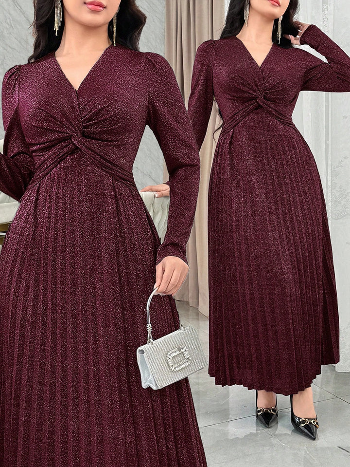 Rochie maxi SHEIN, vișiniu