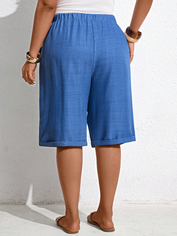 Pantaloni SHEIN, albastru