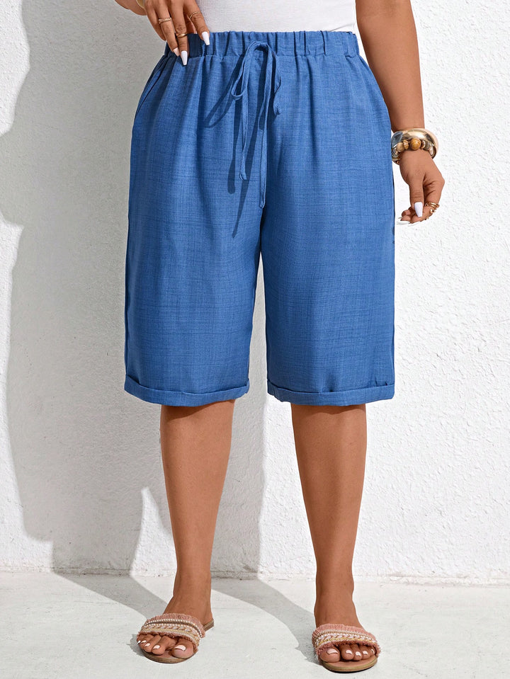 Pantaloni SHEIN, albastru