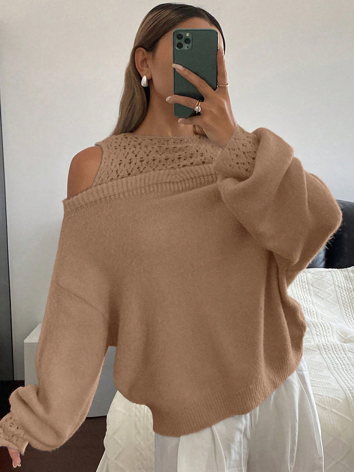 Pulóver SHEIN, khaki