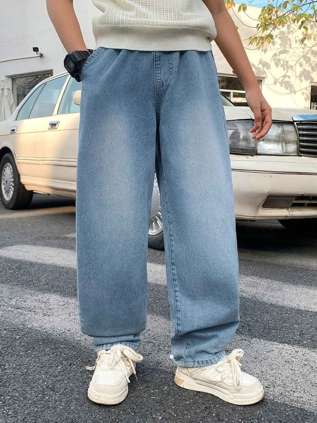 Jeans SHEIN, albastru
