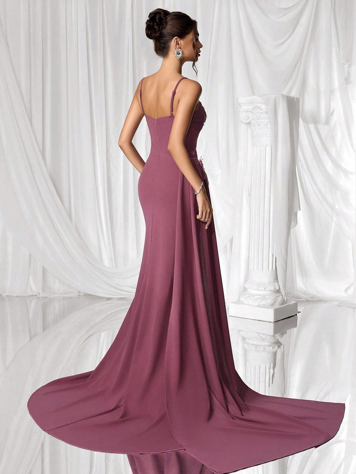 Rochie maxi SHEIN, roz