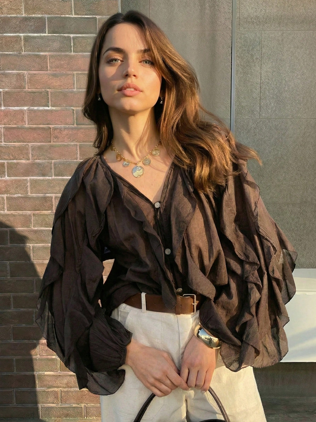 Bluza SHEIN, maro