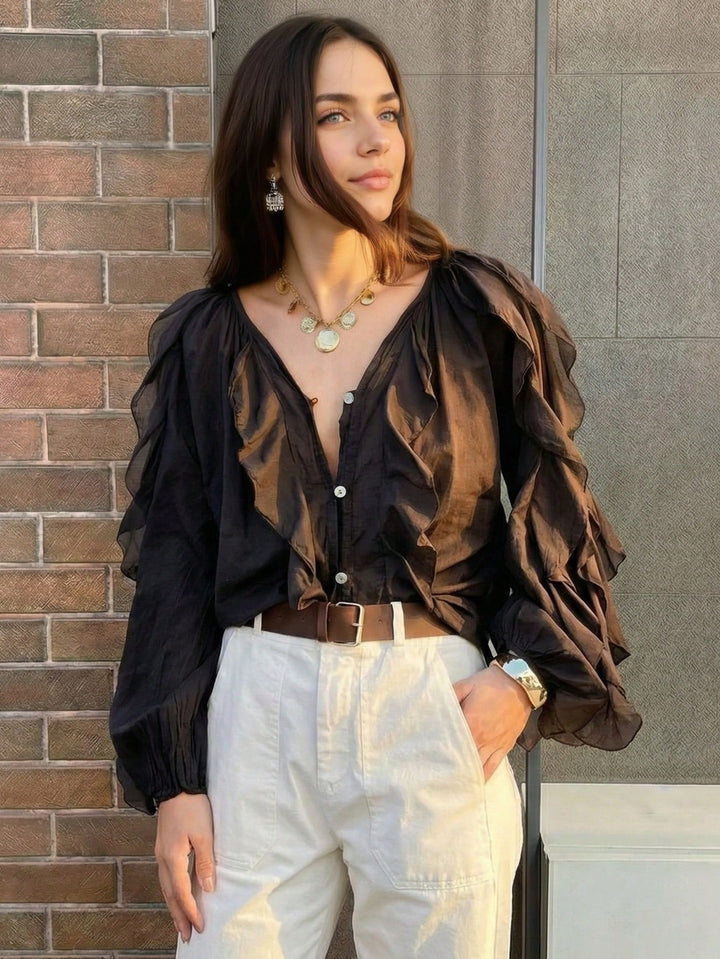 Bluza SHEIN, maro