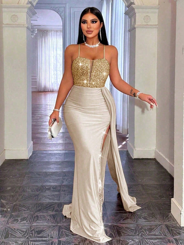 Rochie SHEIN, auriu