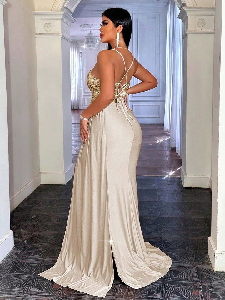 Rochie SHEIN, auriu