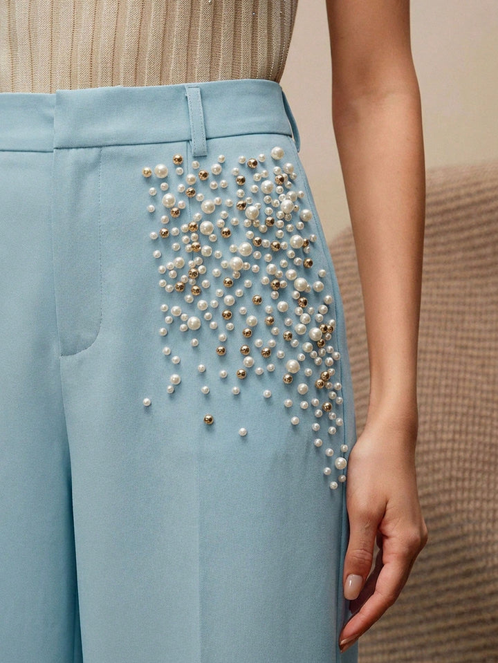 Pantalon SHEIN, albastru