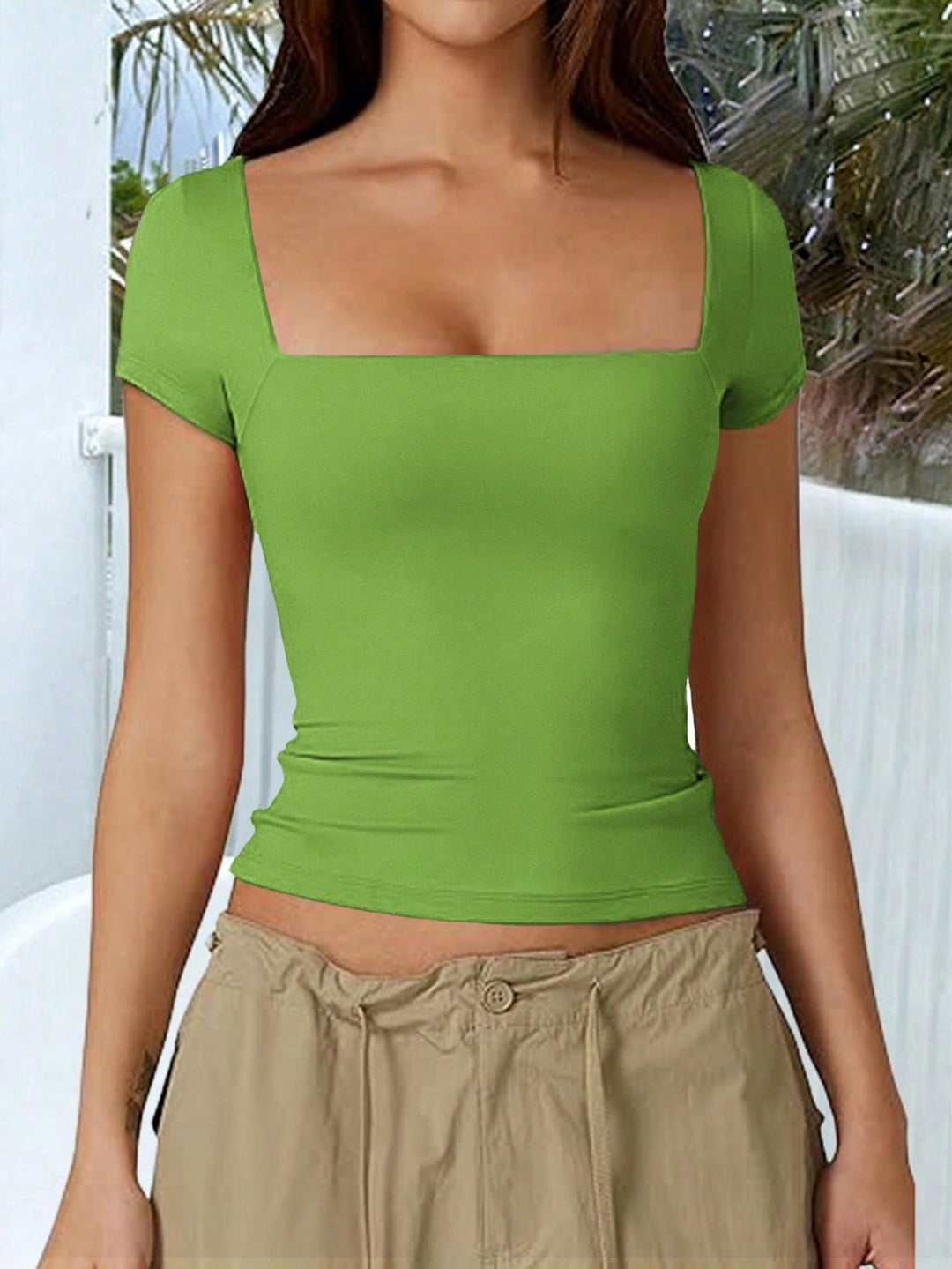 Tricou SHEIN, verde