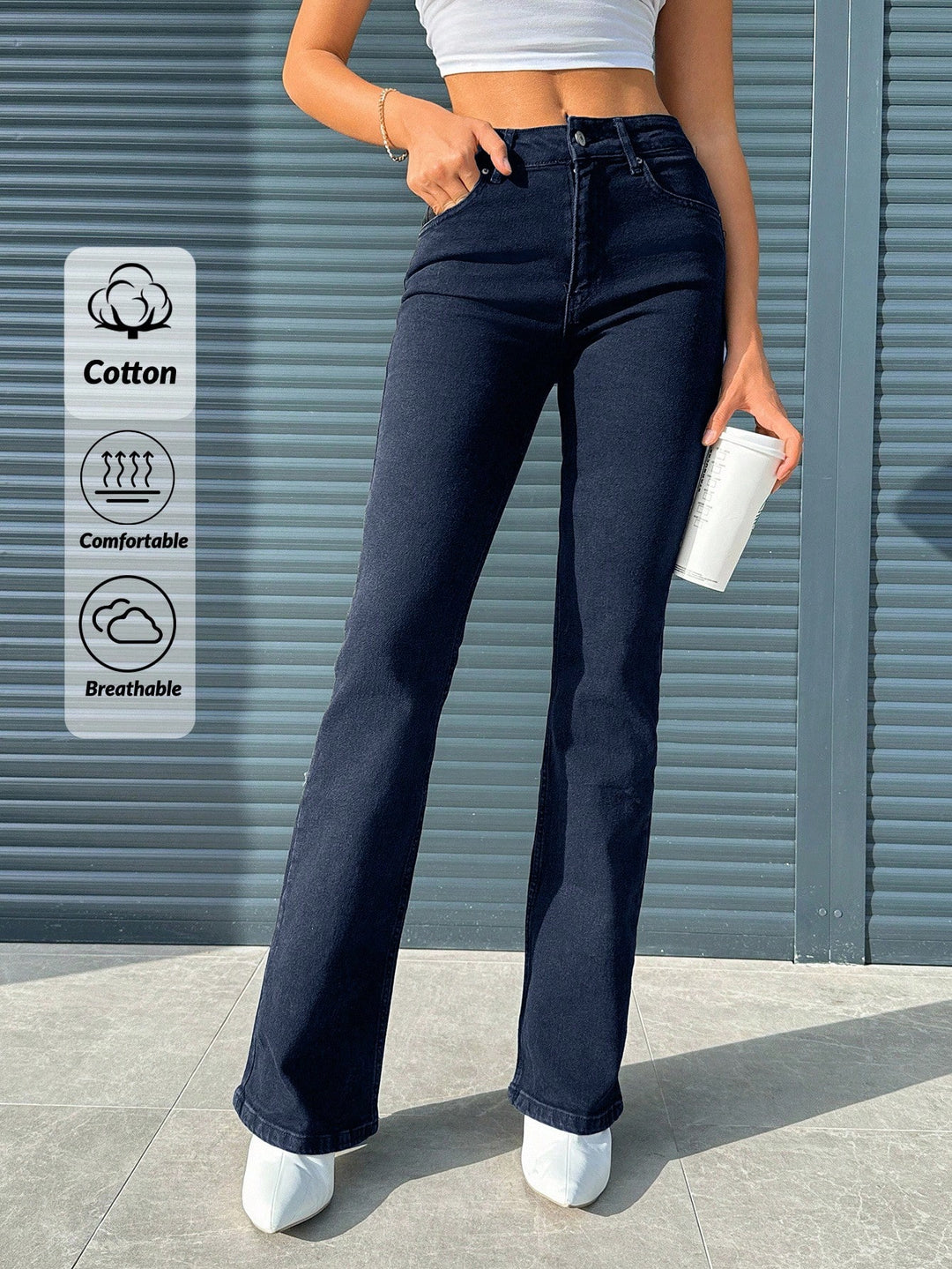 Jeans SHEIN, albastru