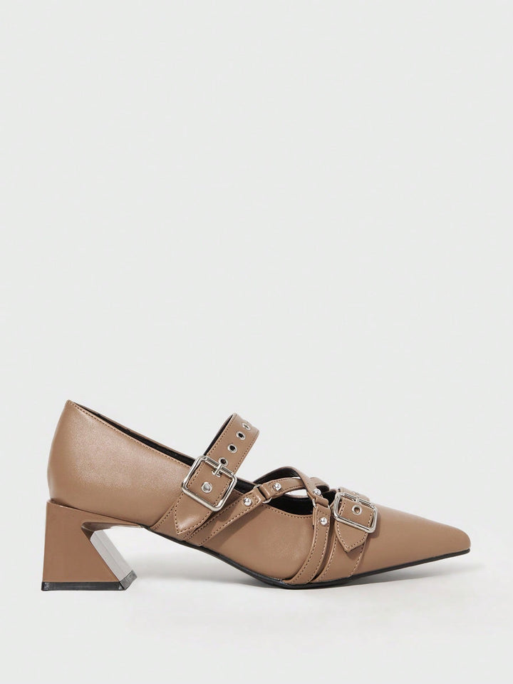 Pantofi cu toc SHEIN, mov