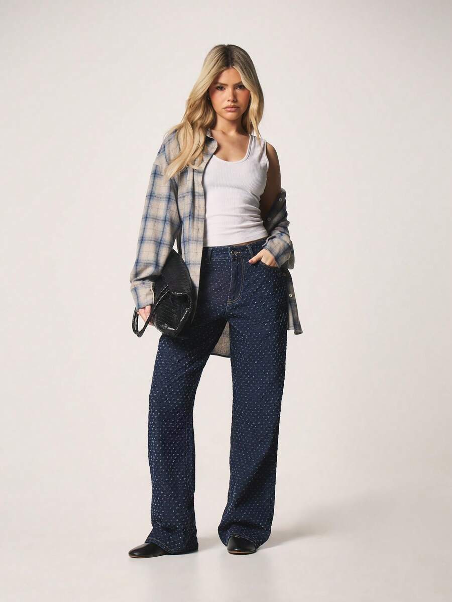 Jeans SHEIN, albastru