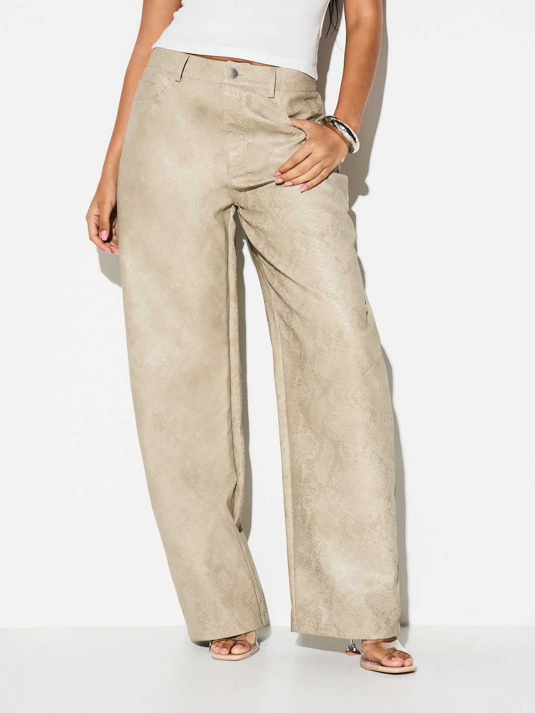 Pantaloni SHEIN, kaki