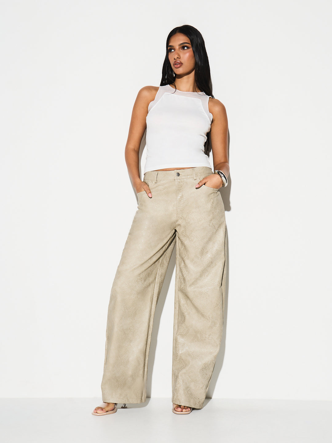Pantaloni SHEIN, kaki