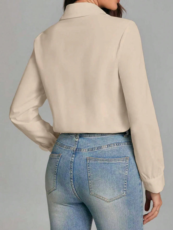 SHEIN testszínű ing body