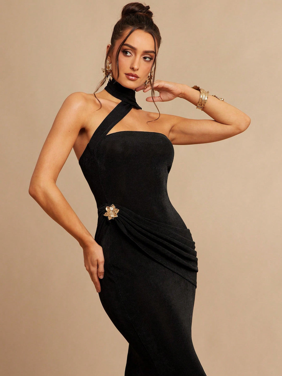 Rochie maxi SHEIN, negru