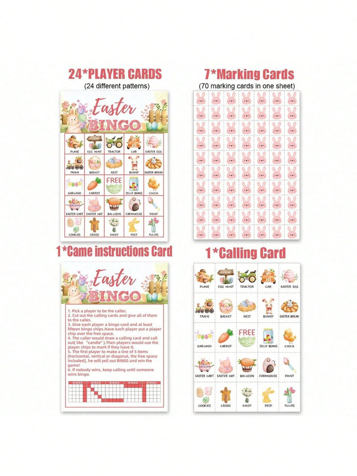 Set de joc de bingo SHEIN, mix culori