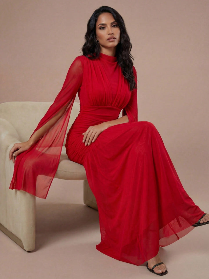 Rochie maxi SHEIN, roșu