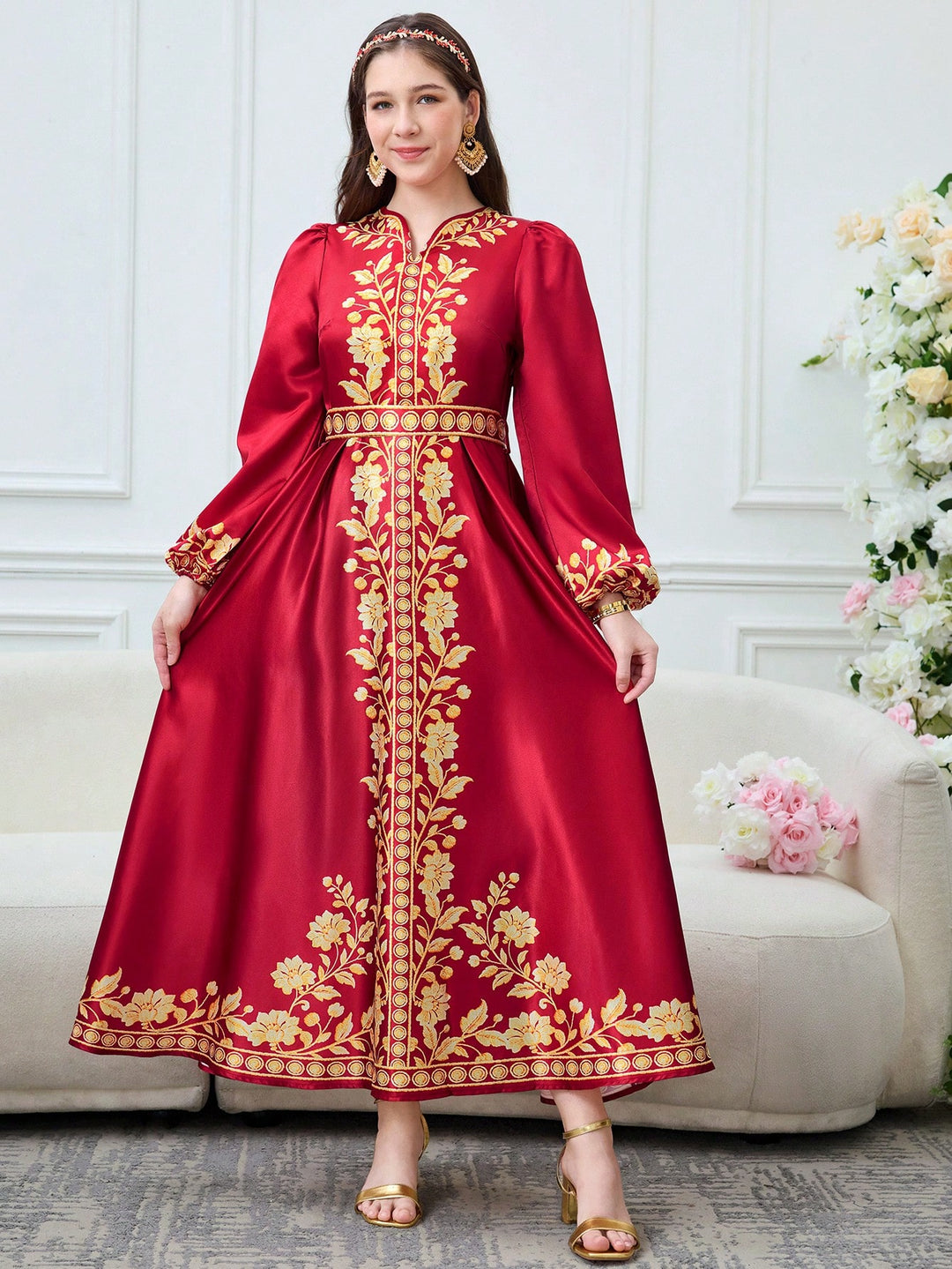 SHEIN ruha, piros