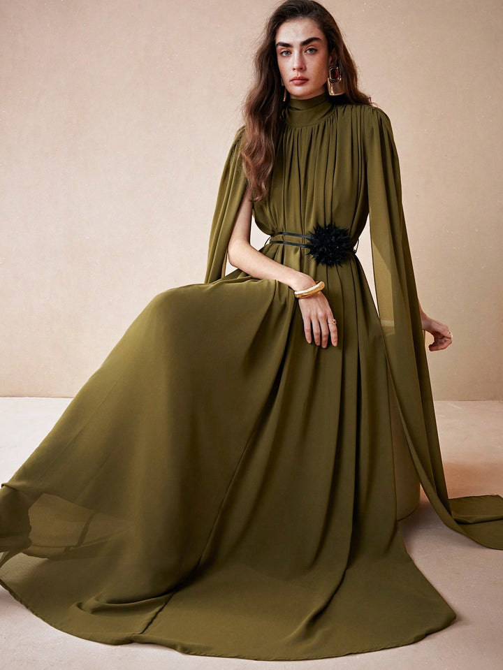 Rochie maxi SHEIN, verde