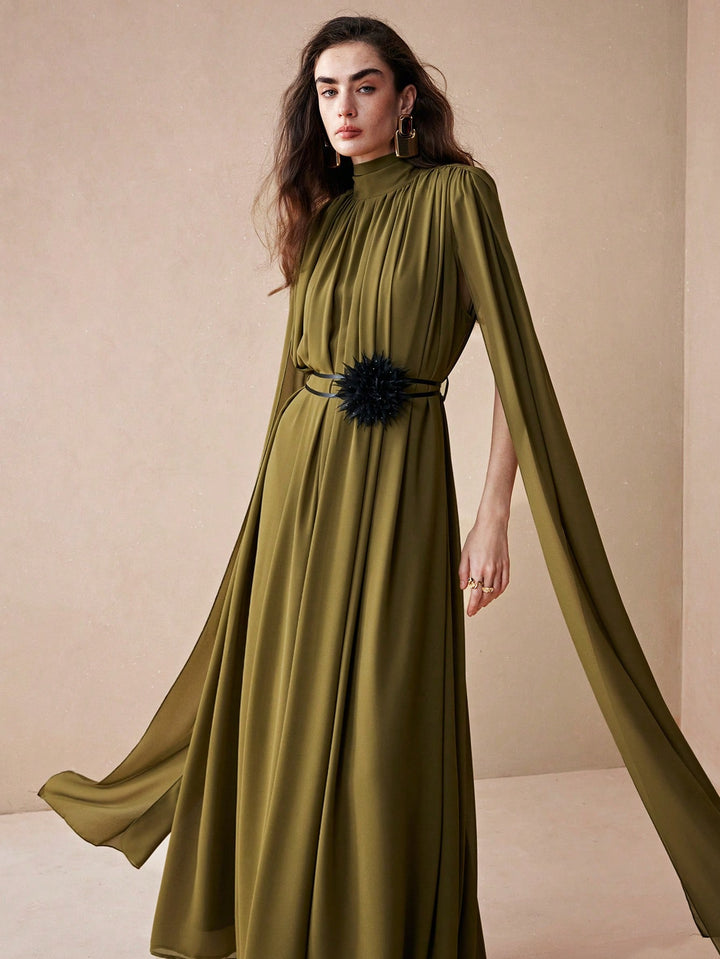 Rochie maxi SHEIN, verde