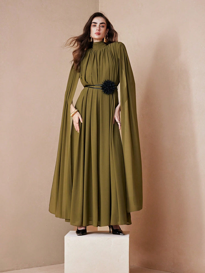 Rochie maxi SHEIN, verde