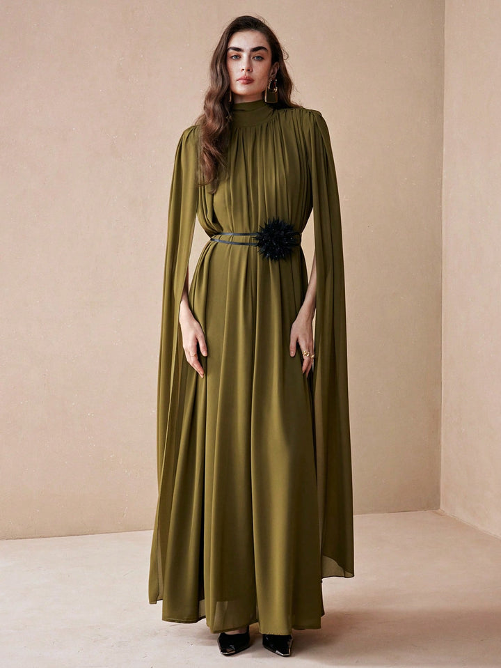 Rochie maxi SHEIN, verde