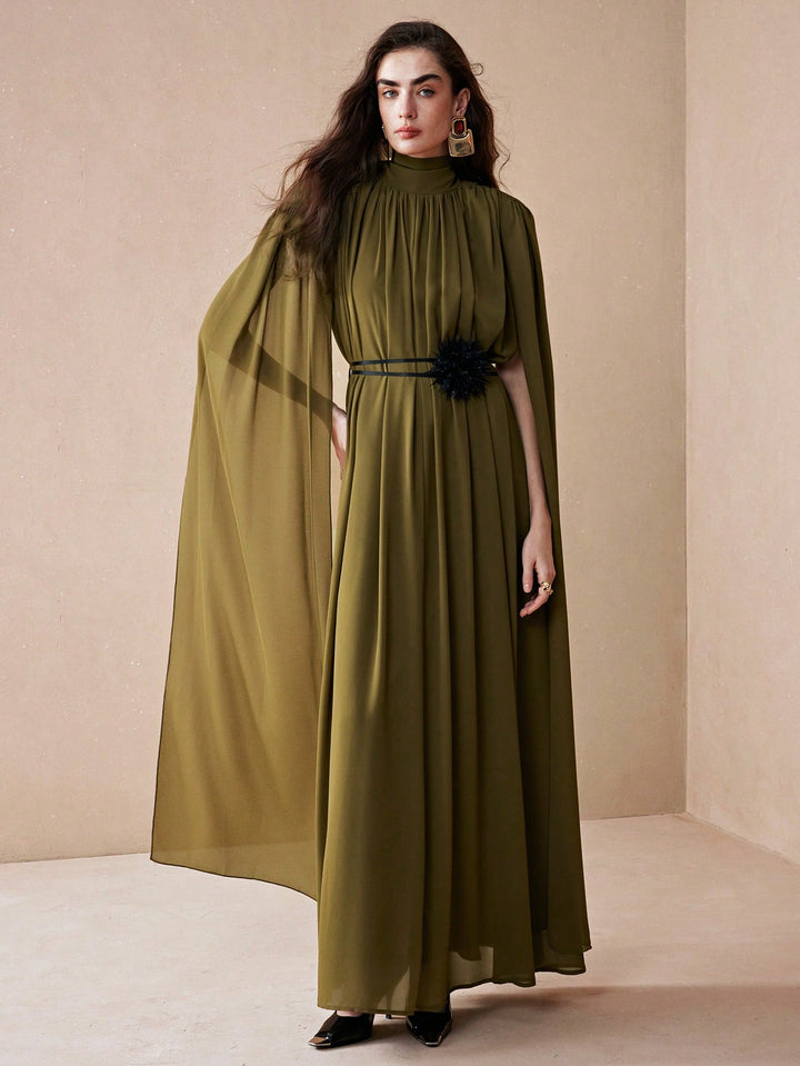 Rochie maxi SHEIN, verde