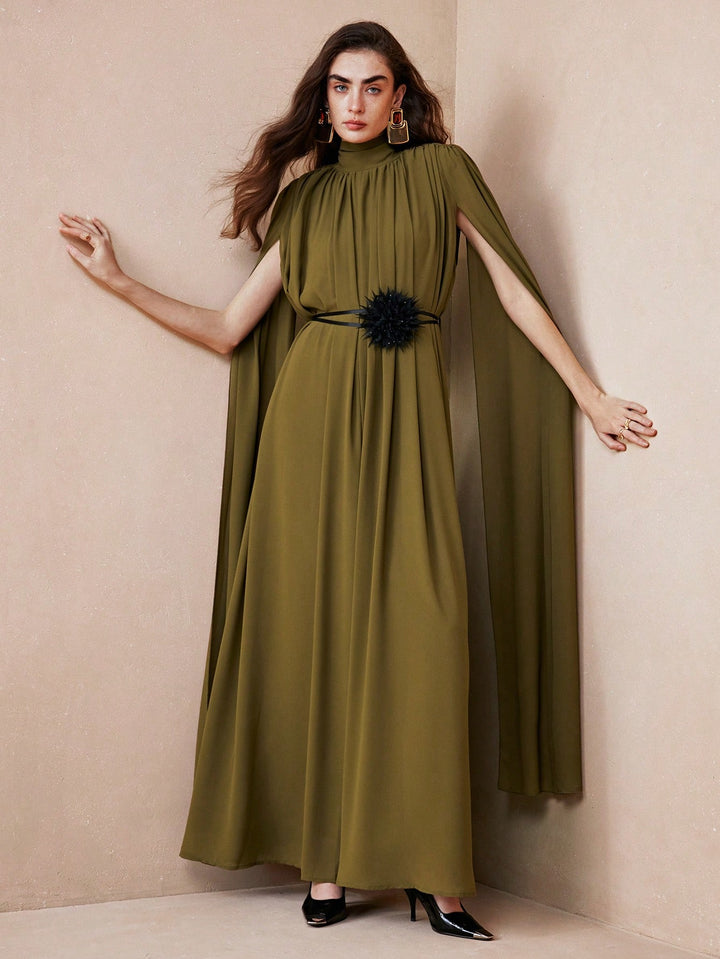 Rochie maxi SHEIN, verde