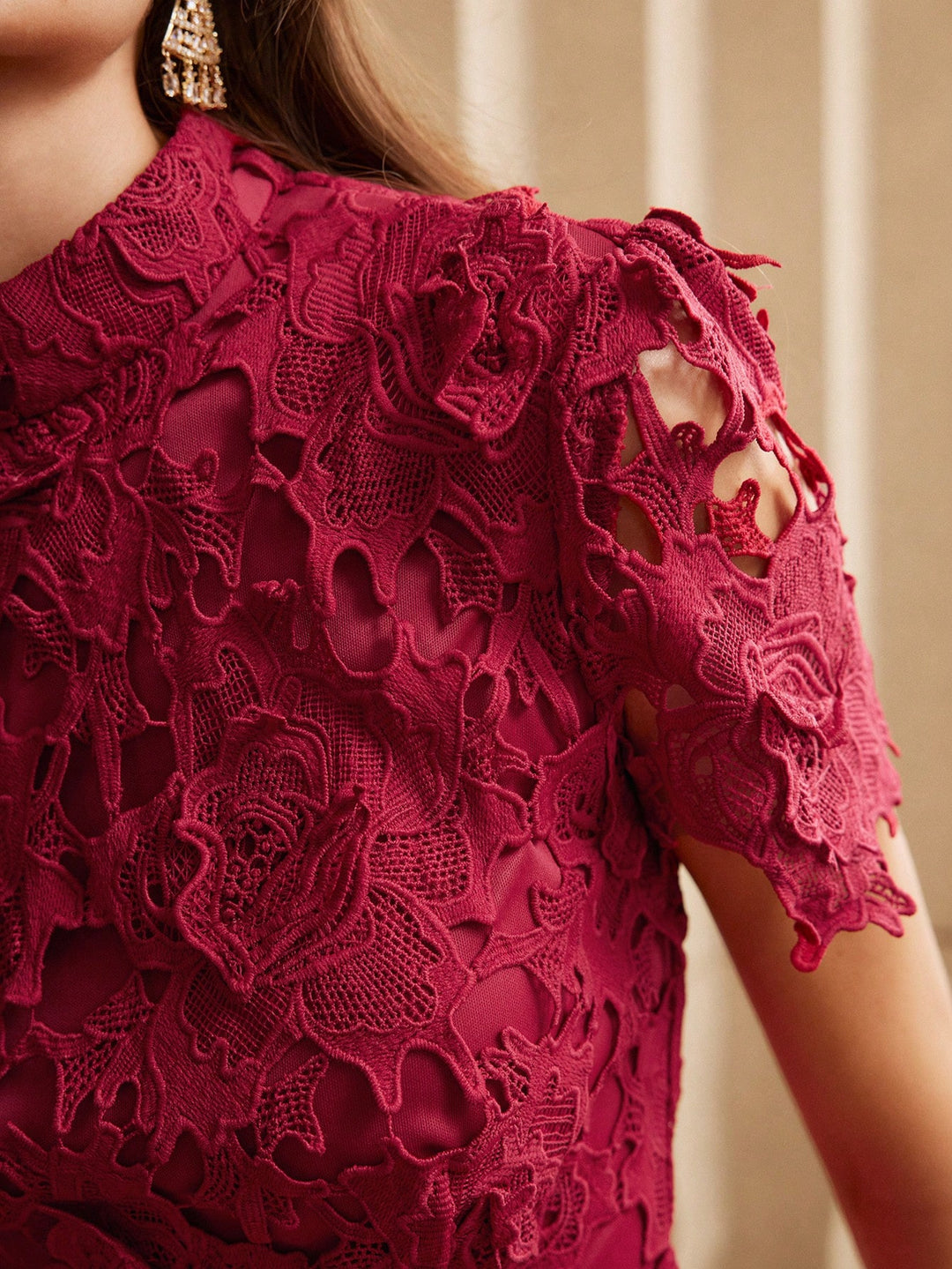 Rochie maxi SHEIN, vișiniu