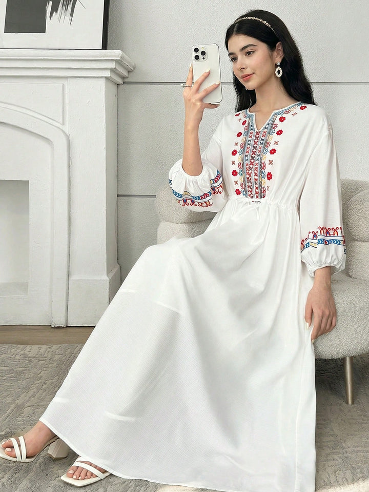 Rochie maxi SHEIN, alb