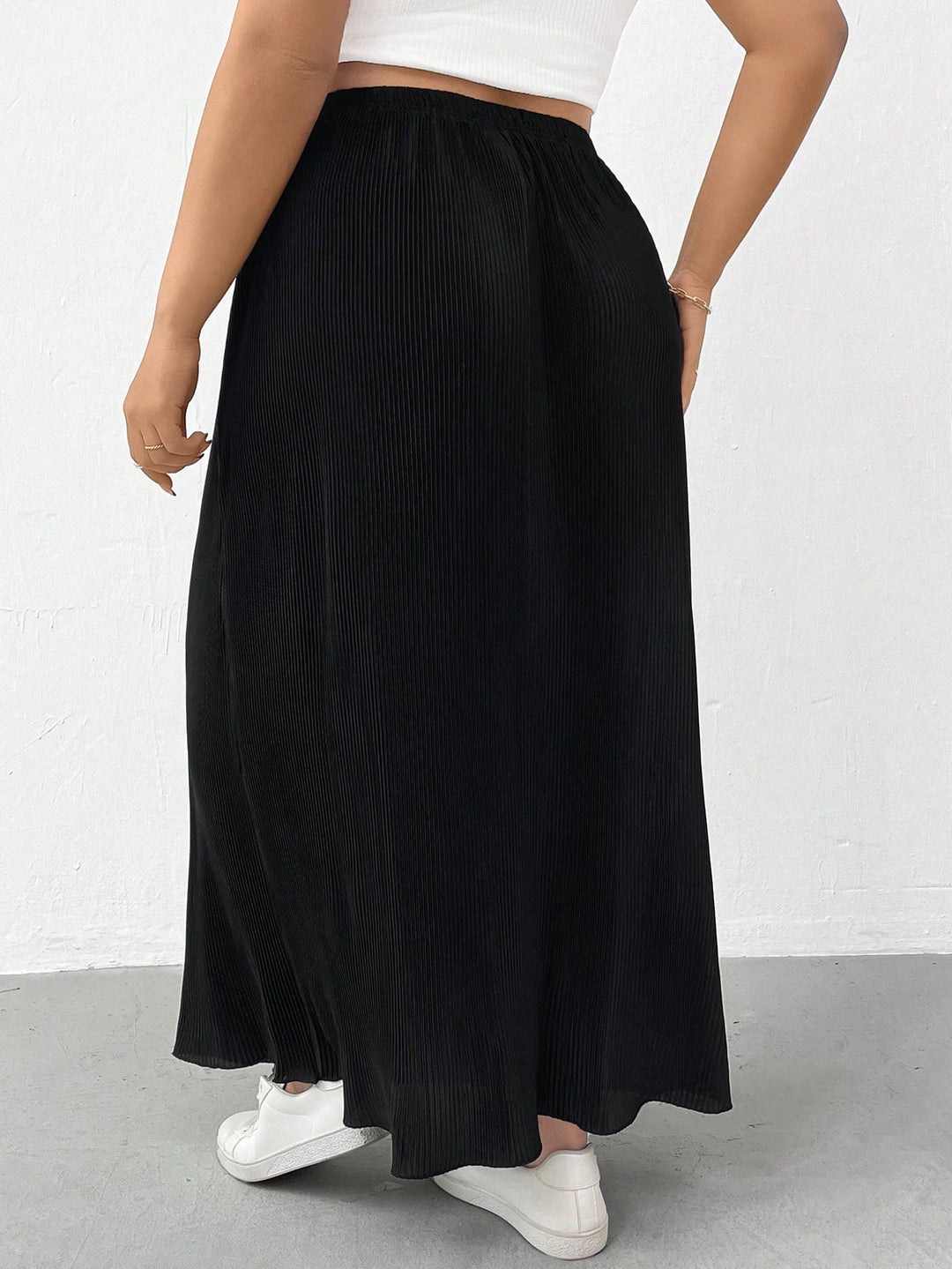 Fustă maxi SHEIN, negru