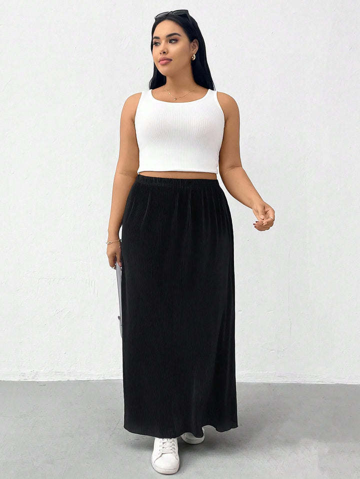 Fustă maxi SHEIN, negru