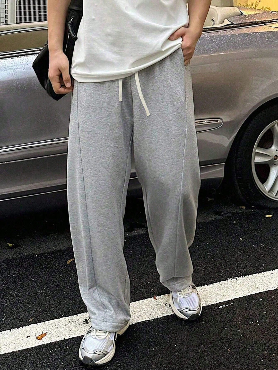 Pantaloni SHEIN, gri