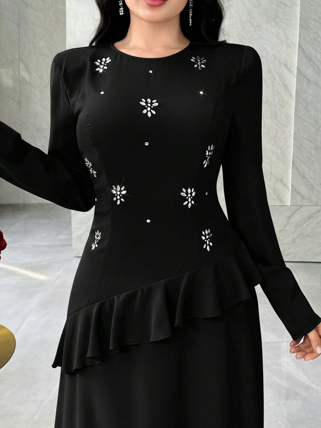 Rochie maxi SHEIN, negru