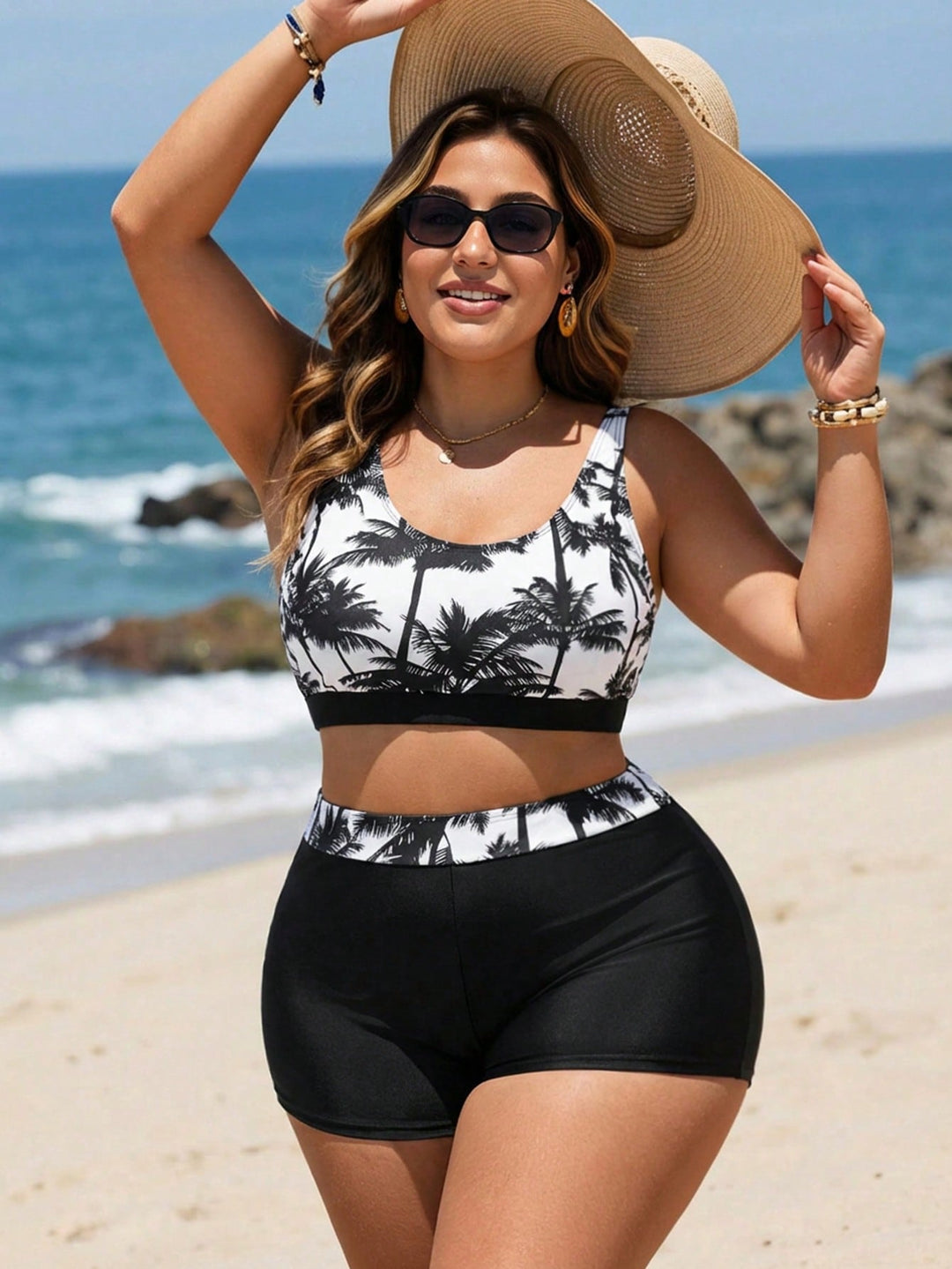 Costum de baie SHEIN, mix culori