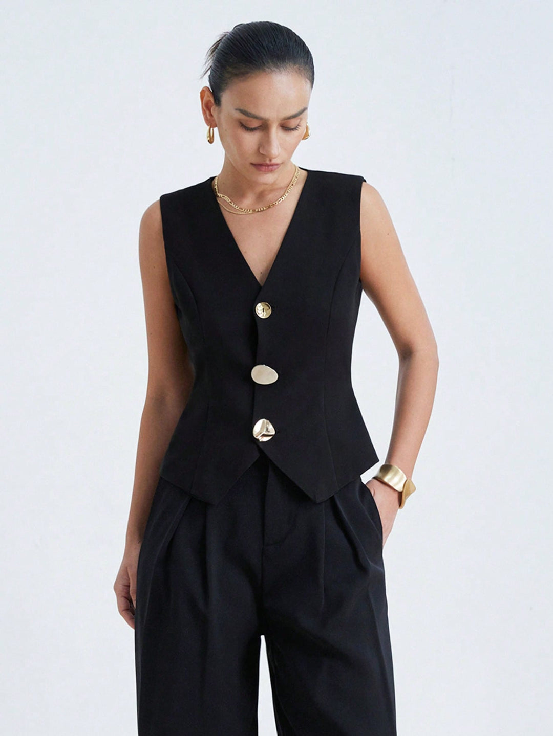 Sacou SHEIN, negru