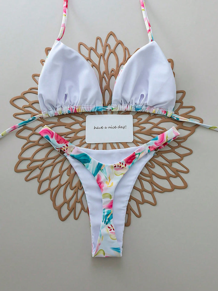 Set bikini SHEIN, mix culori