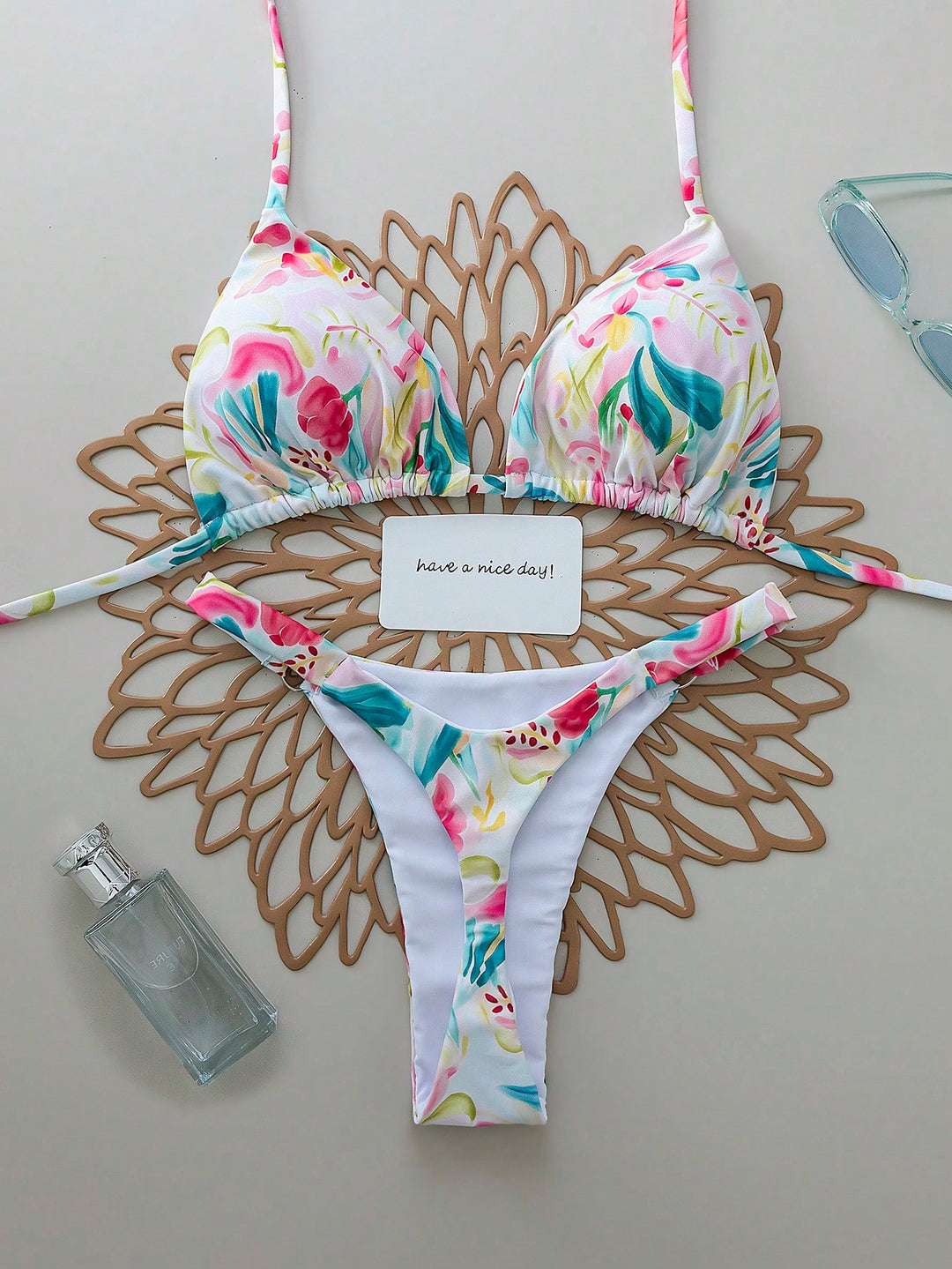 Set bikini SHEIN, mix culori