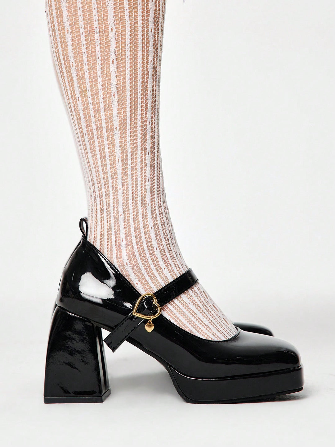 Pantofi cu toc SHEIN, negru