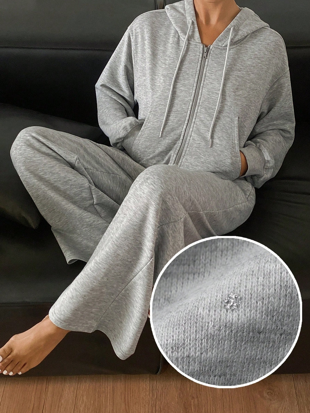 Set pijamale SHEIN, gri