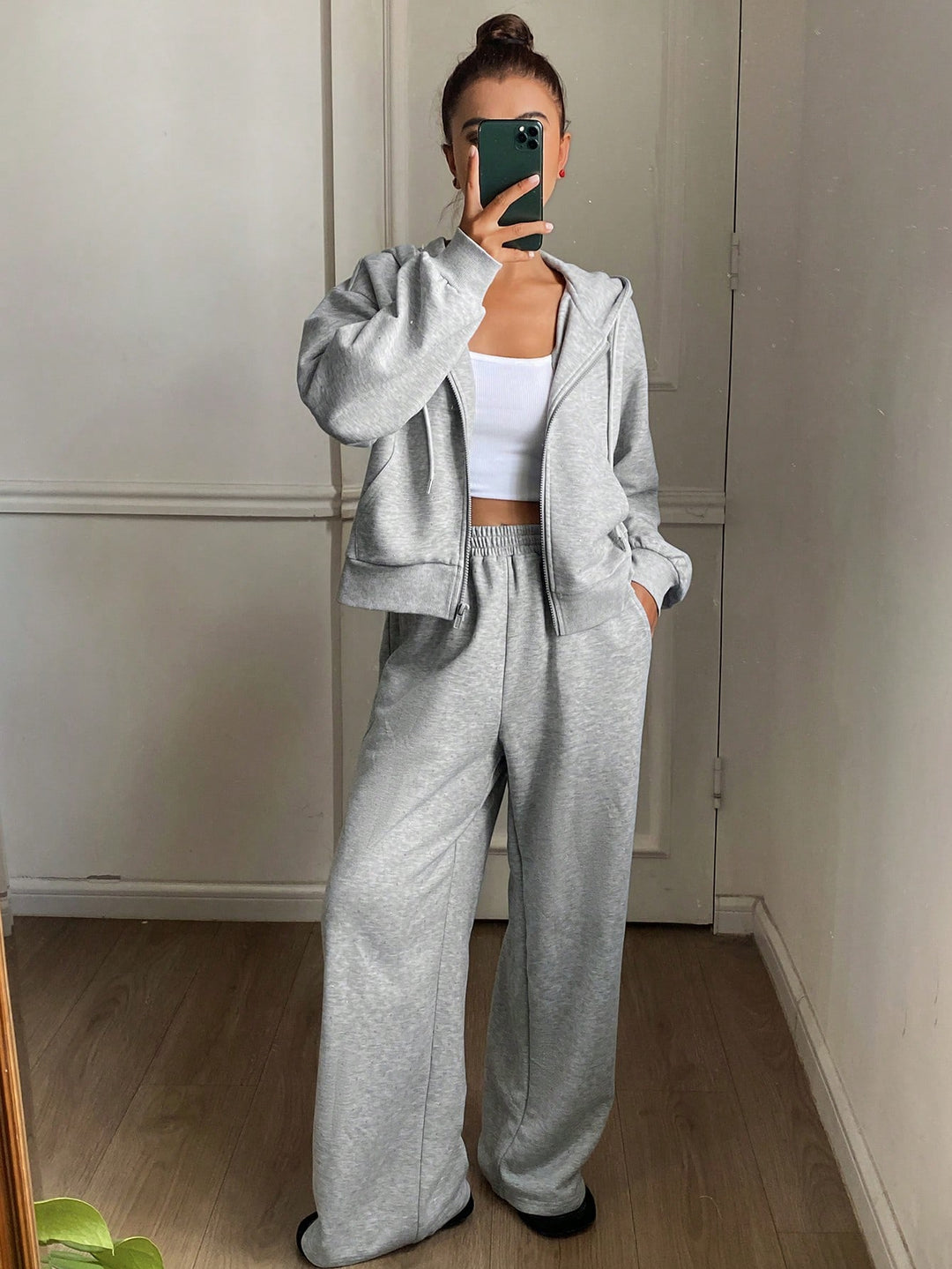 Set pijamale SHEIN, gri